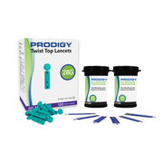 100 Tiras Reactivas Prodigy + 100 Lancetas