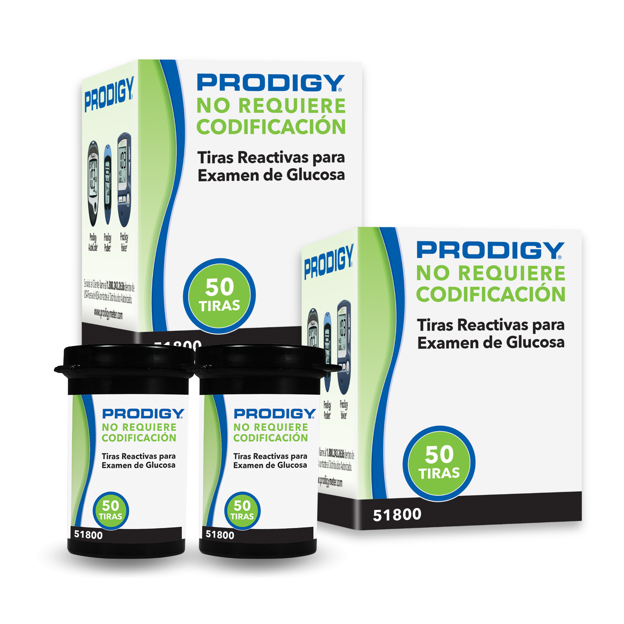 100 Tiras Reactivas Prodigy | Equilibrio Ideal para Control Frecuente