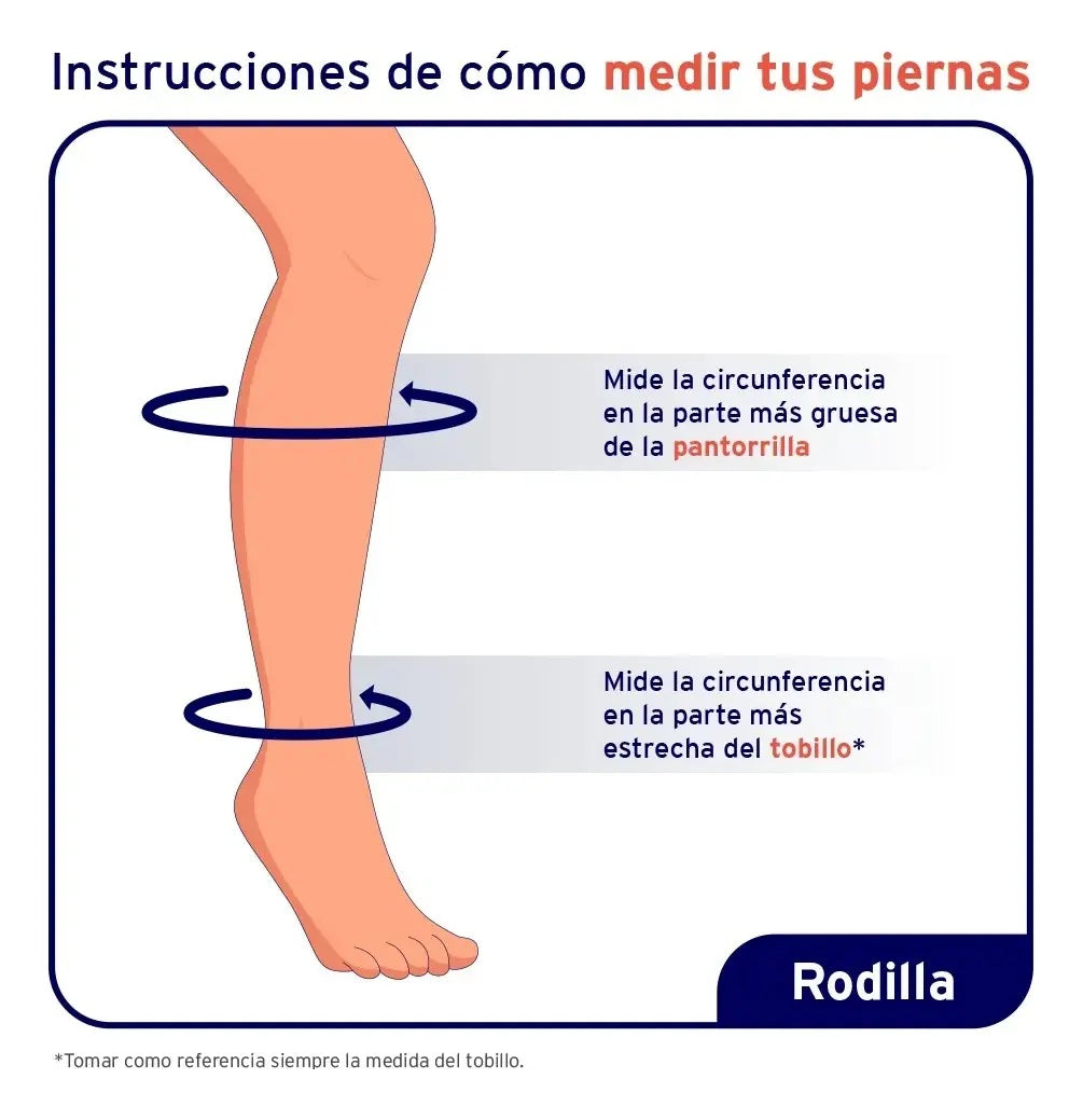 Media de Compresión No-Varix 8–15 mmHg