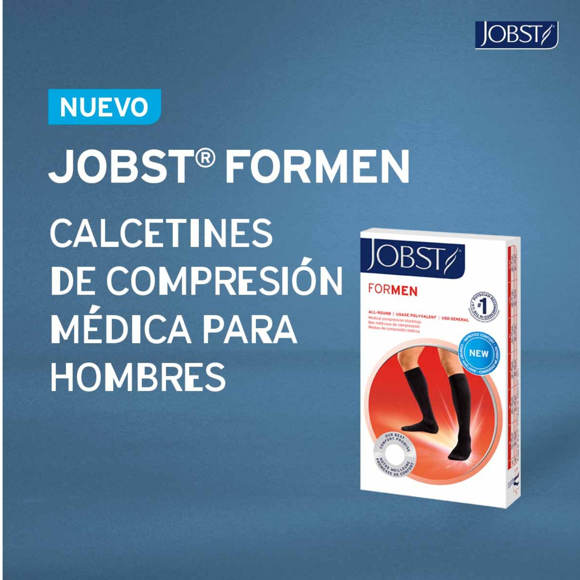 Calcetín Compresivo Jobst For Men 15-20 mmHg Rodilla