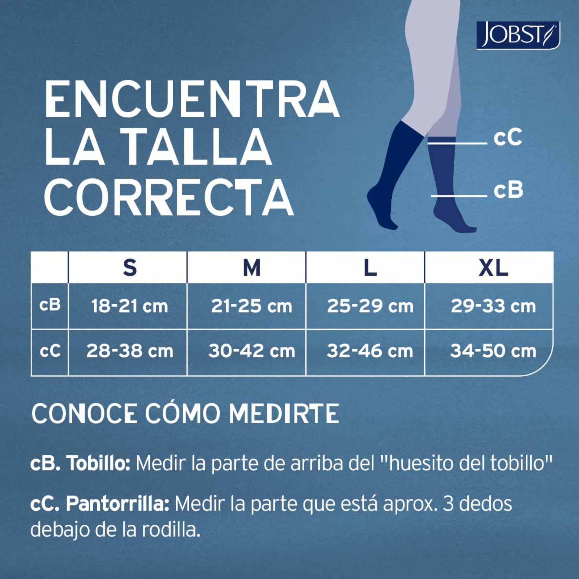 Calcetín Compresivo Jobst For Men 15-20 mmHg Rodilla