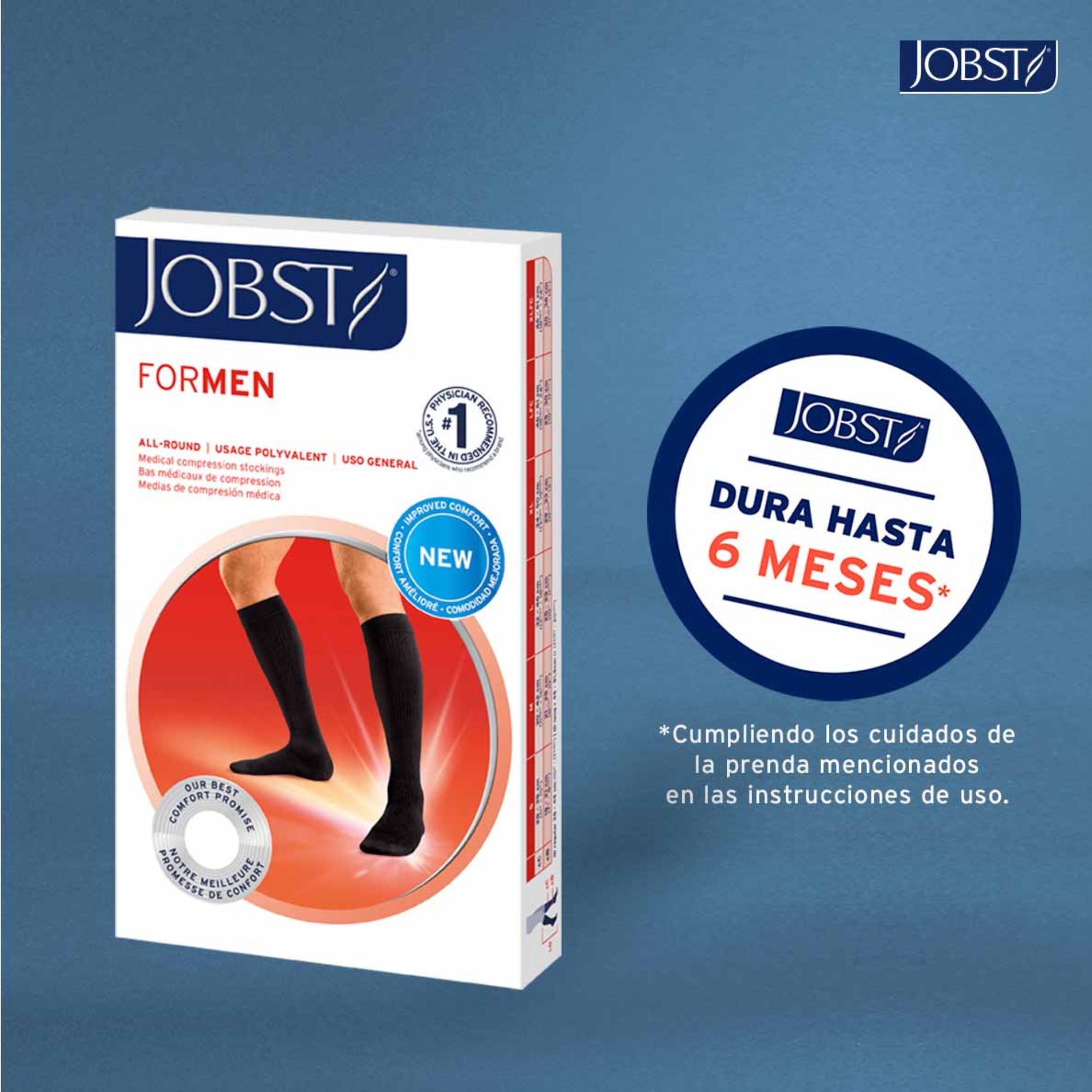 Calcetín Compresivo Jobst For Men 15-20 mmHg Rodilla