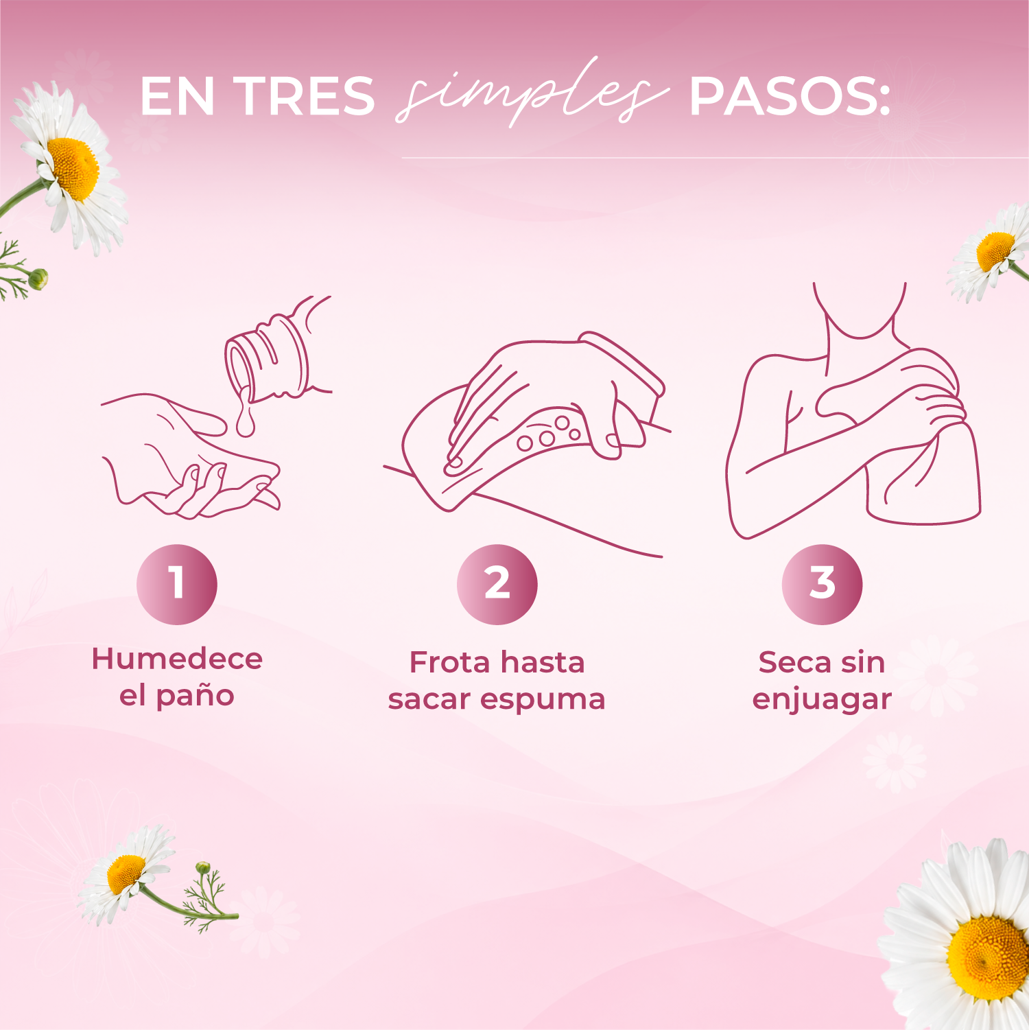 Paño Jabonoso Baño Fácil con Manzanilla