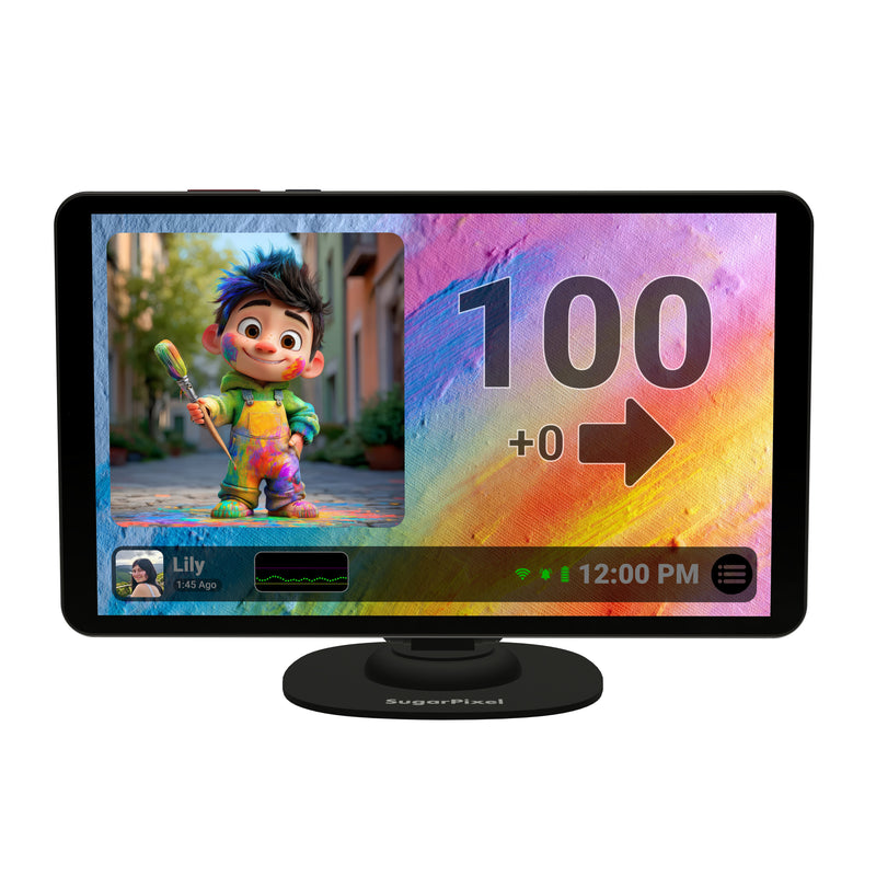 SugarPixel+ | Pantalla dedicada para Monitoreo de Glucosa