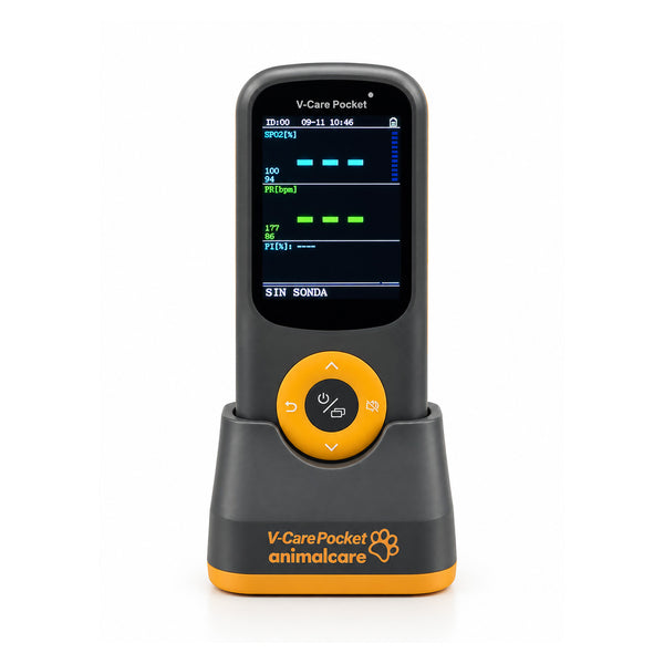 Oxímetro Veterinario Portátil 2.8"  V-Care Pocket
