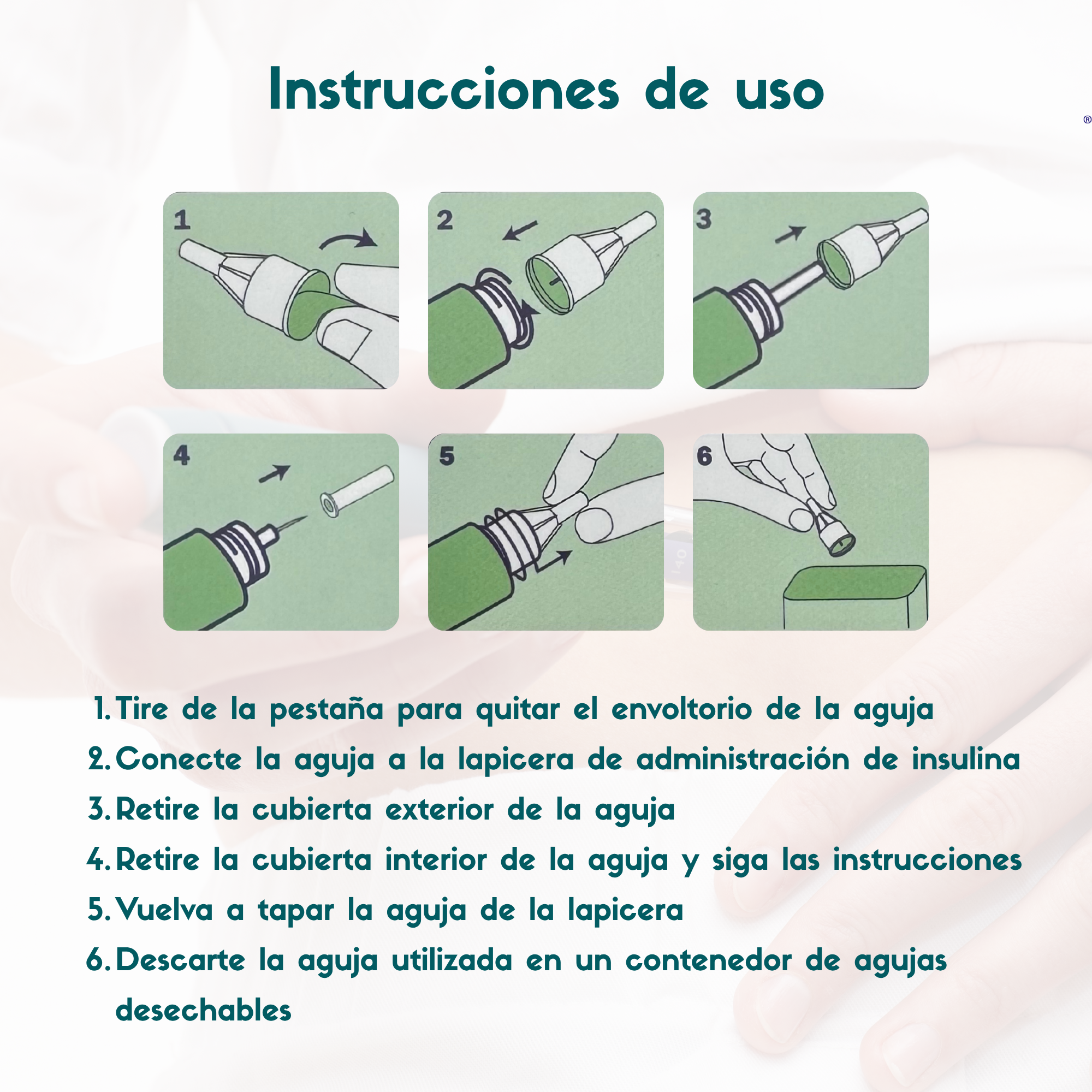 Agujas para Lapicera Universal 32G x 4 mm – Caja x 100 unidades
