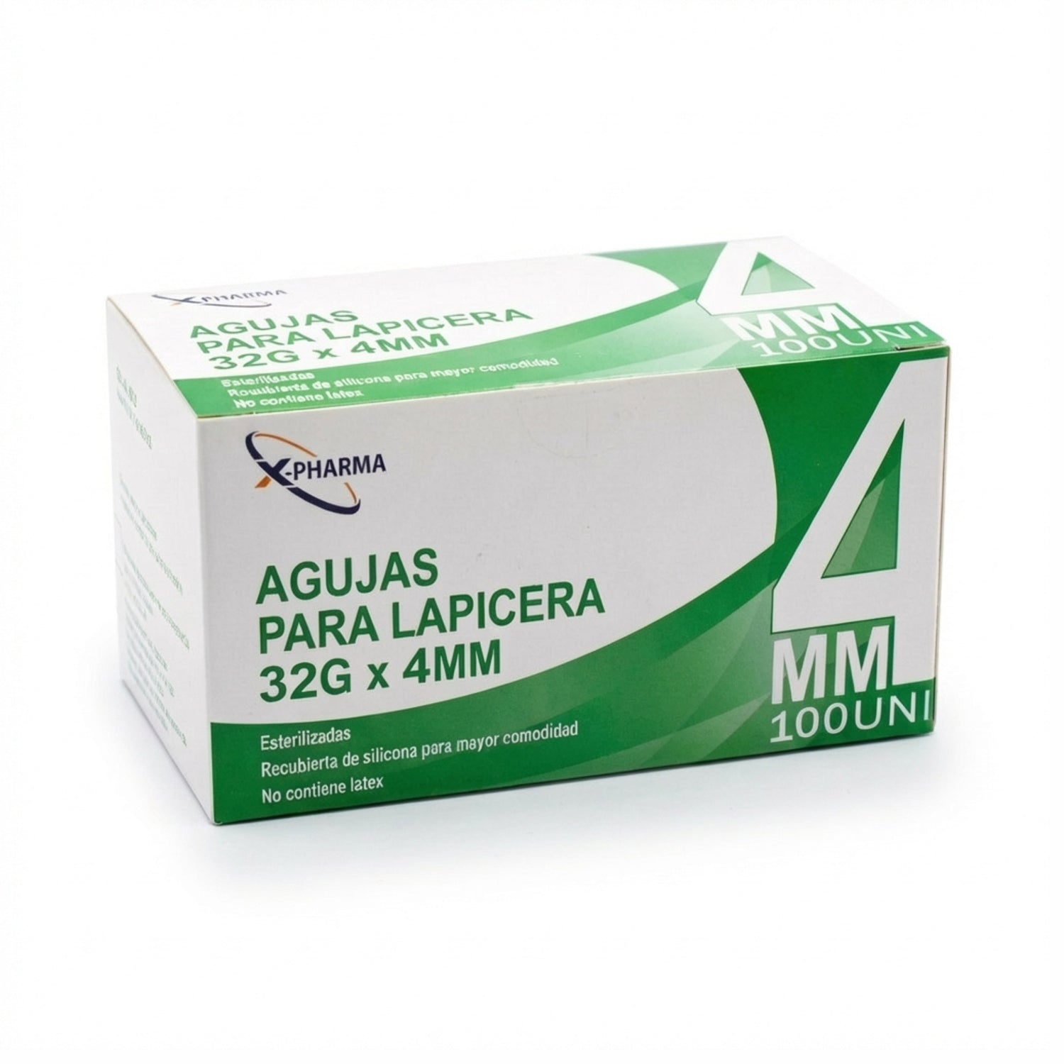 Agujas para Lapicera Universal 32G x 4 mm – Caja x 100 unidades