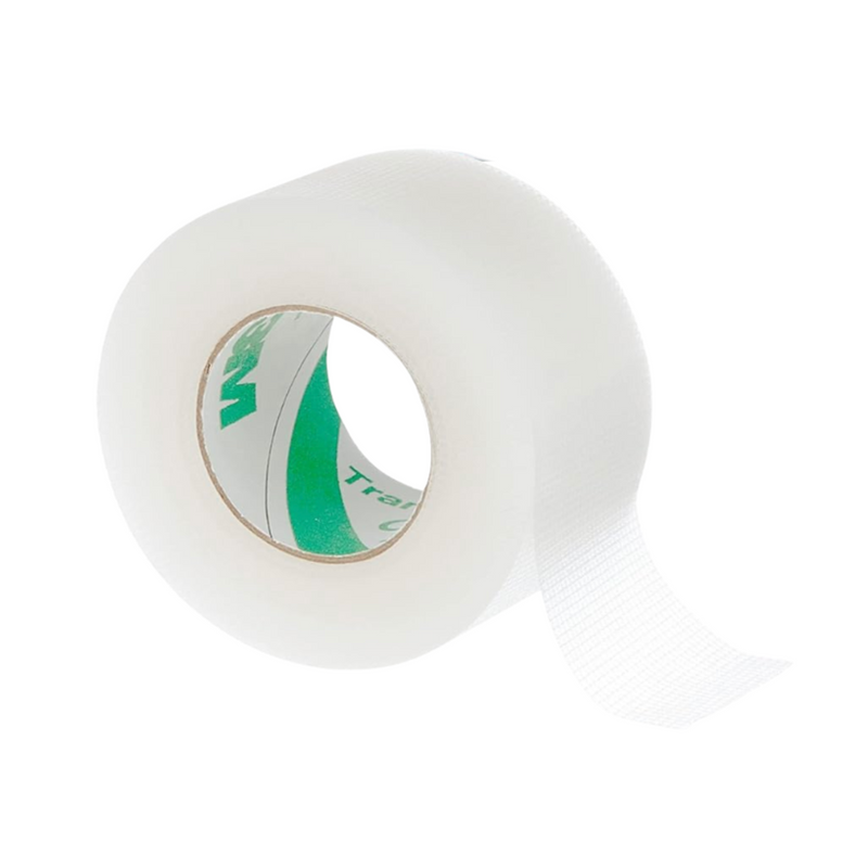 Cinta Quirúrgica Transpore 3M 1527-1 | 2,5 cm x 9,1 m | Transparente