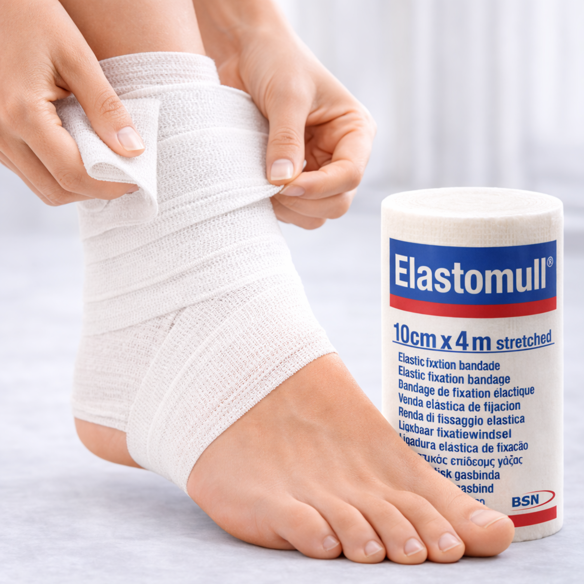 Elastomull Leukoplast 10 cm x 4 m unidad