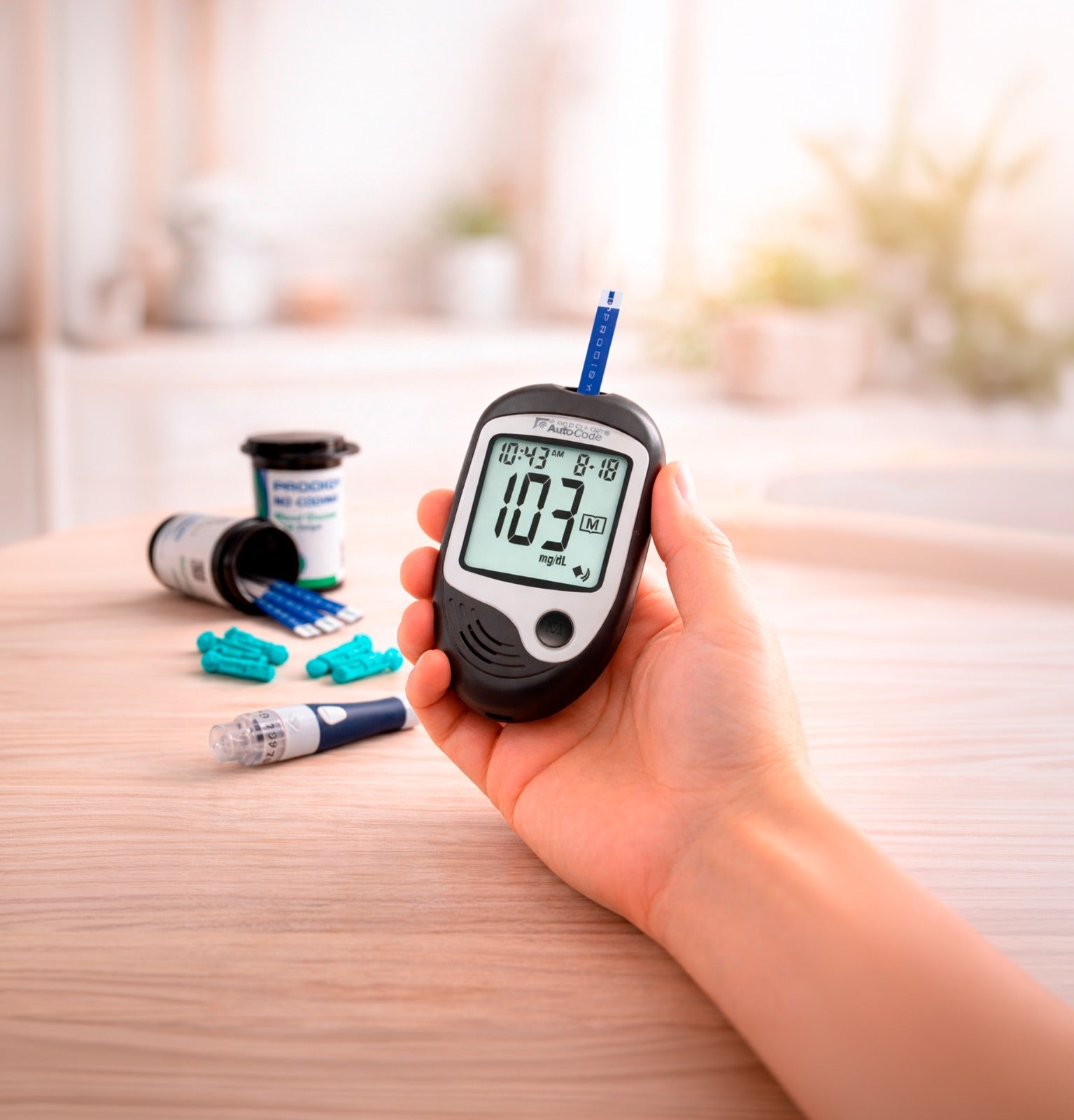 Glucómetro Prodigy + 100 Tiras Reactivas | Kit Completo para Control de Glucosa en Casa