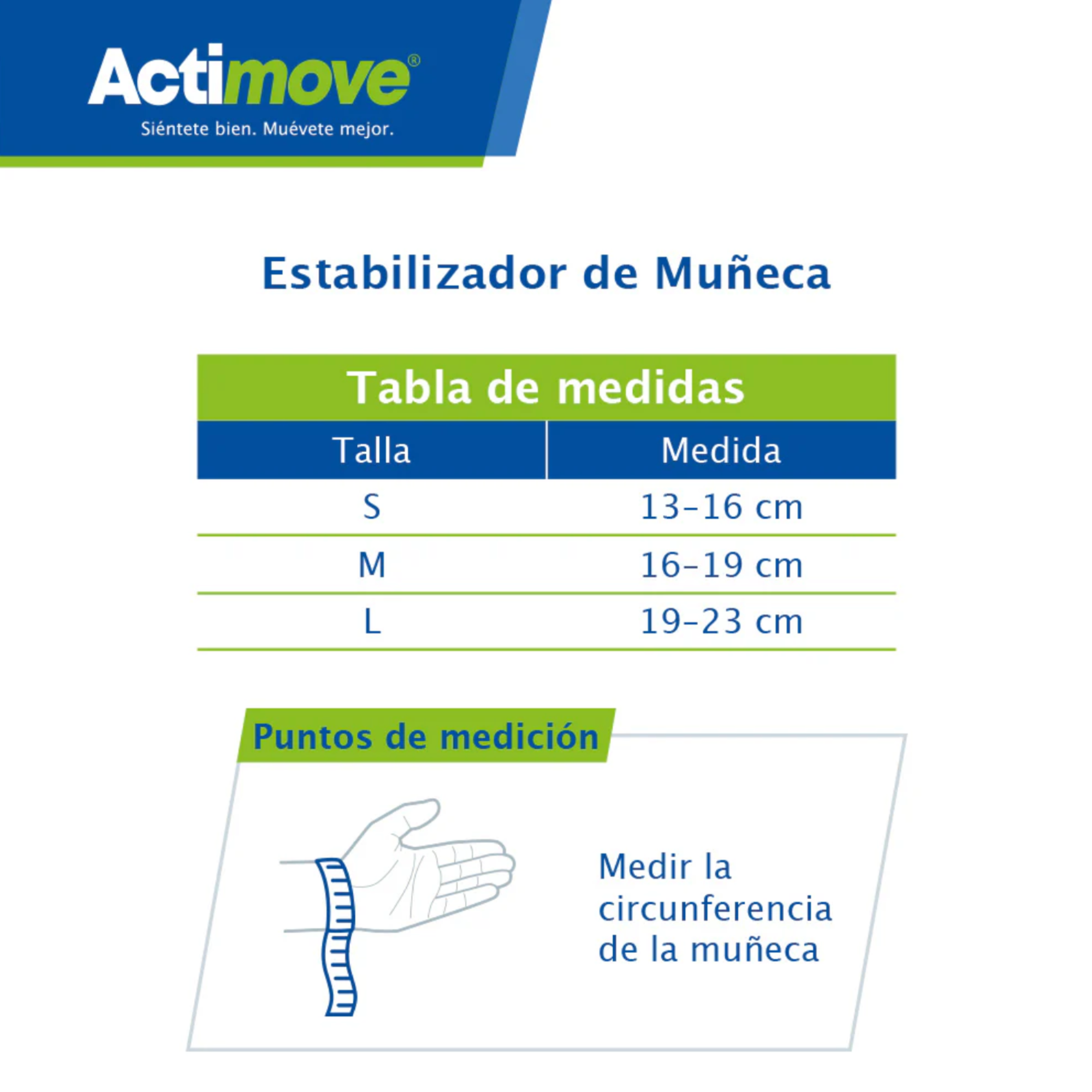 Muñequera Actimove Sport
