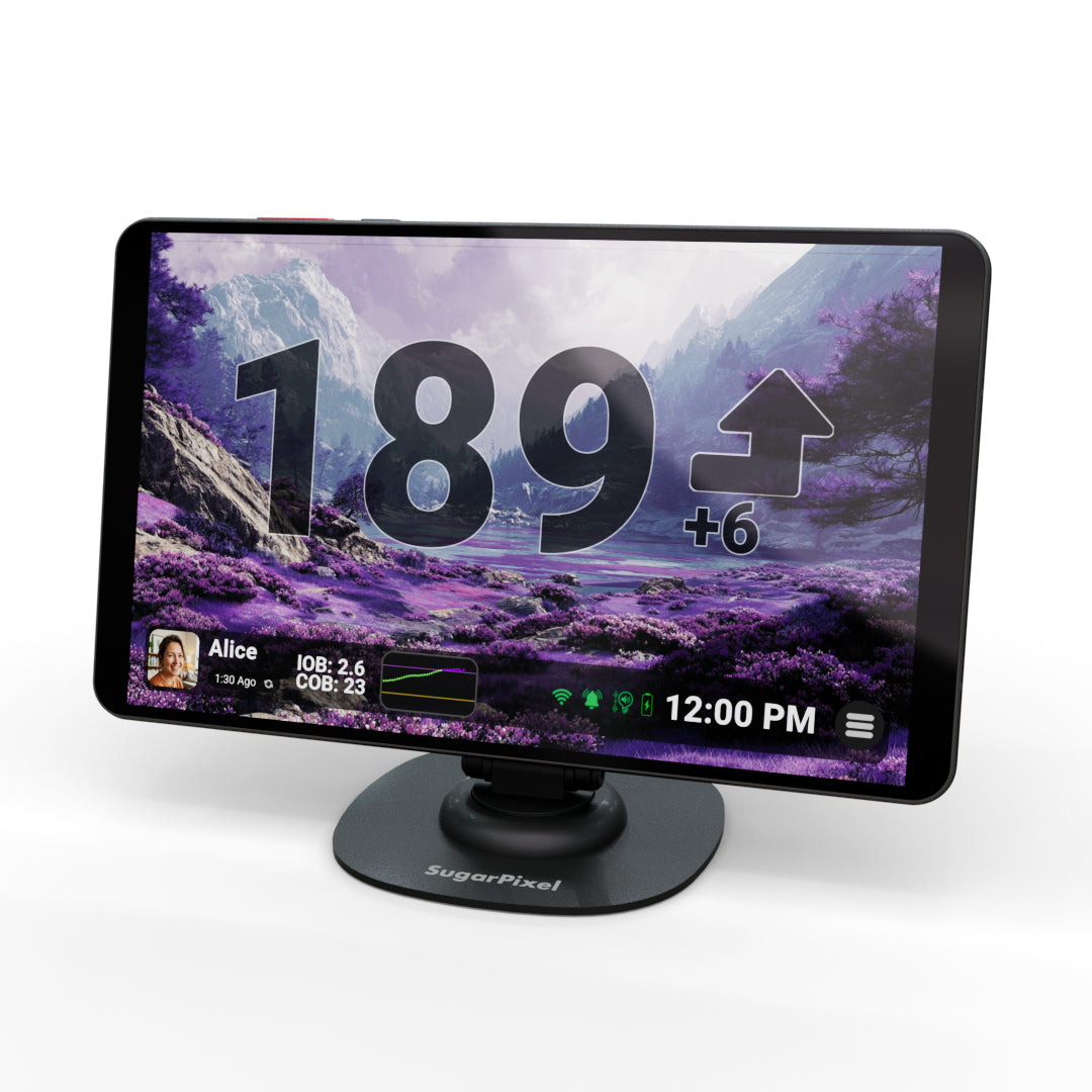 SugarPixel+ | Pantalla dedicada para Monitoreo de Glucosa