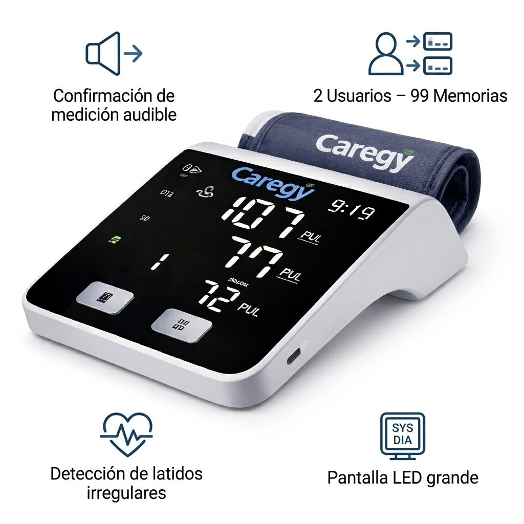 Tensiómetro de Brazo con Voz