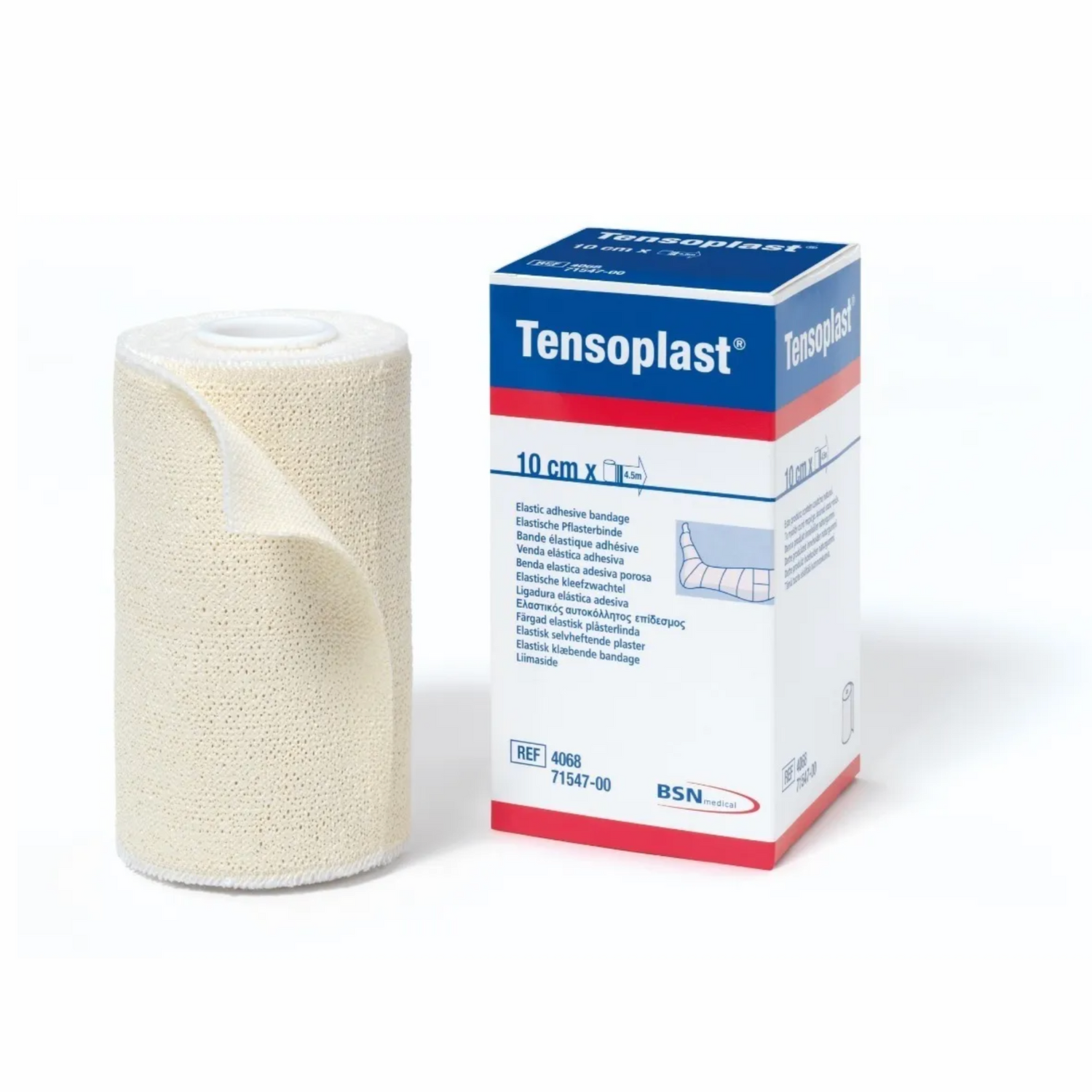 Venda Elástica Adhesiva Tensoplast 10 cm x 4,5 m