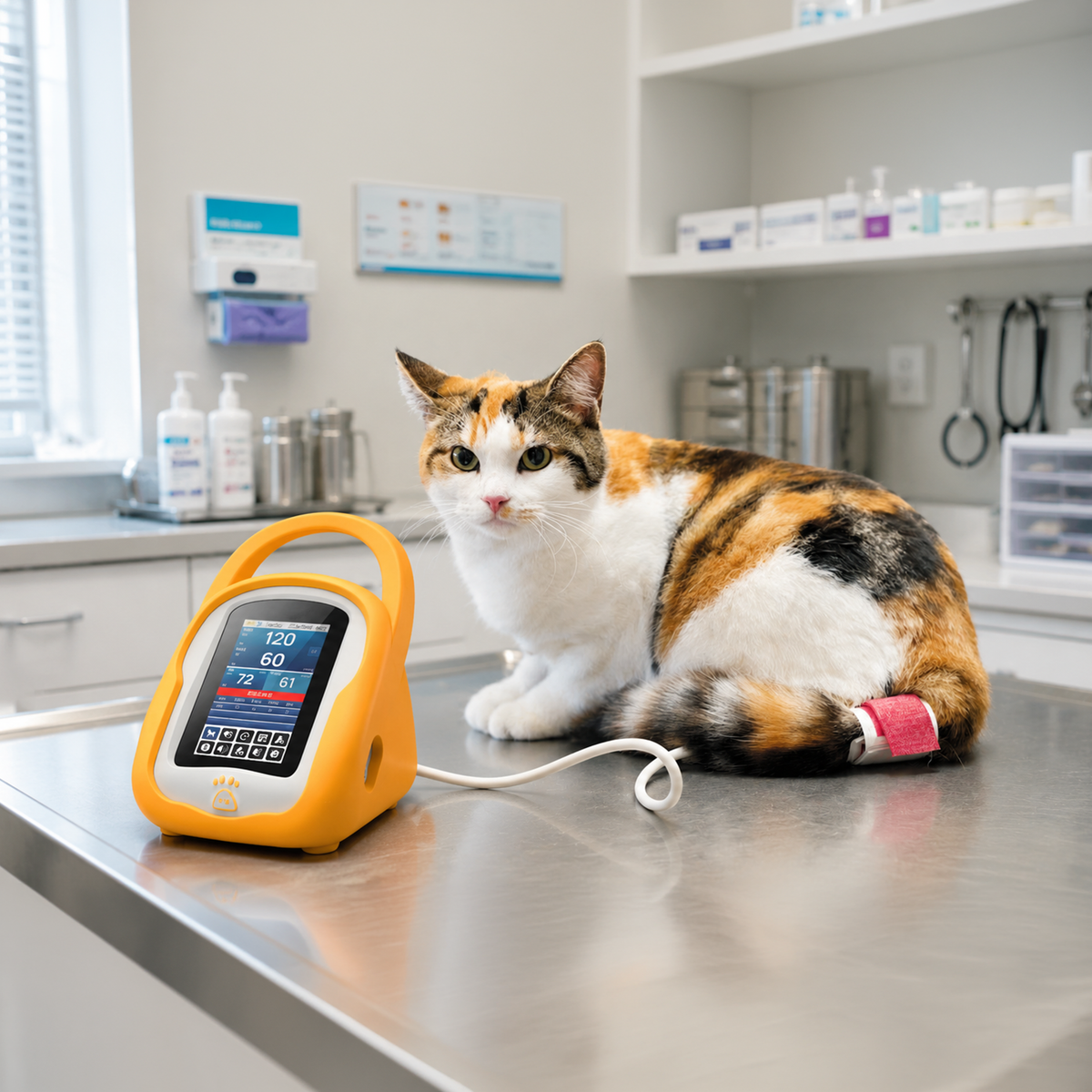 V-Care Moontech · Tensiómetro Veterinario Portátil