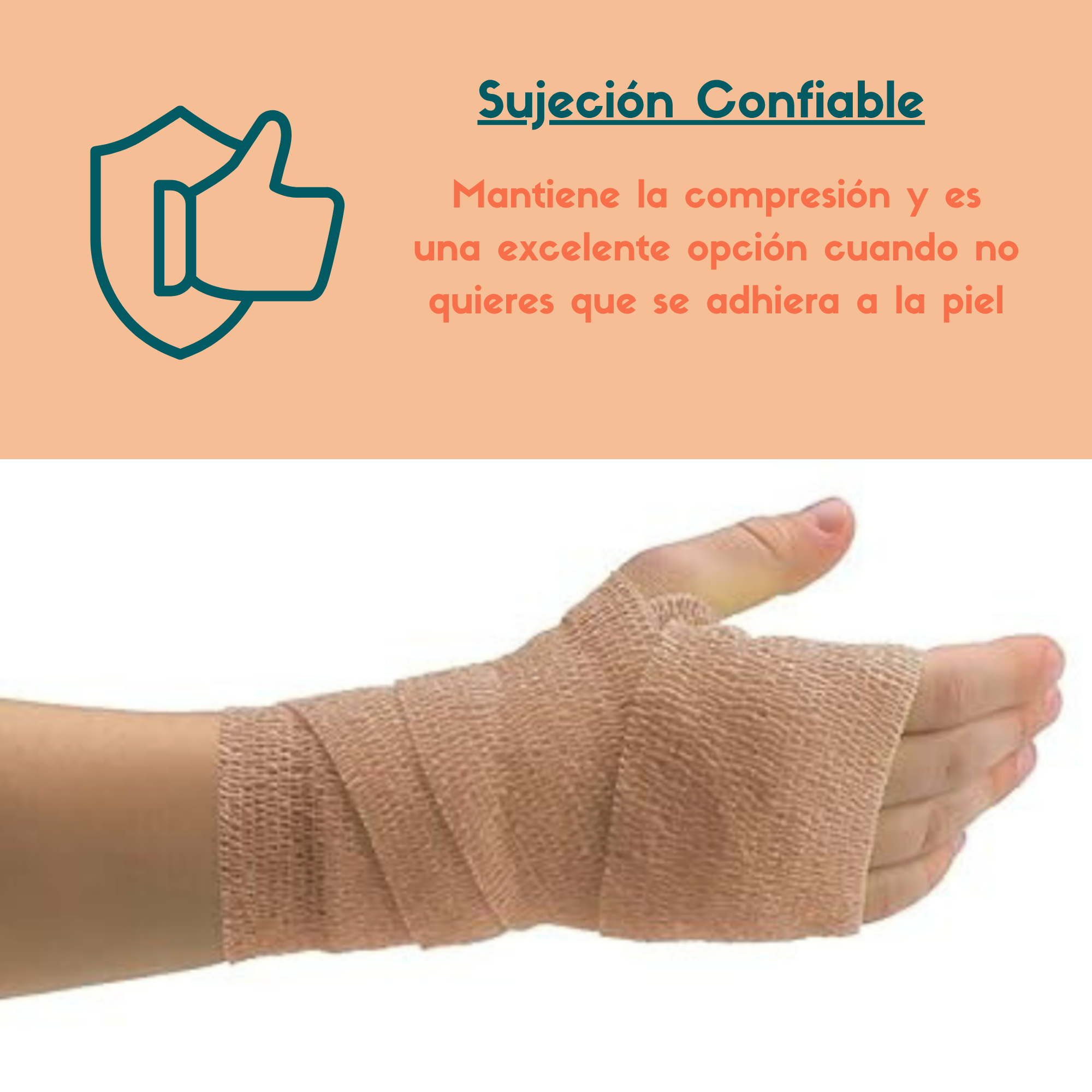 Venda Cohesiva Coban 3M 2082 | 5 cm x 4,5 m